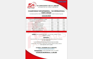 Championnat départemental TAE-I