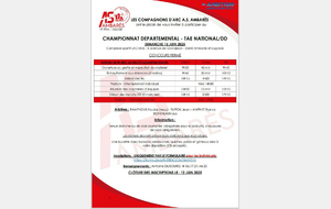 Championnat départemental TAE-N et DD