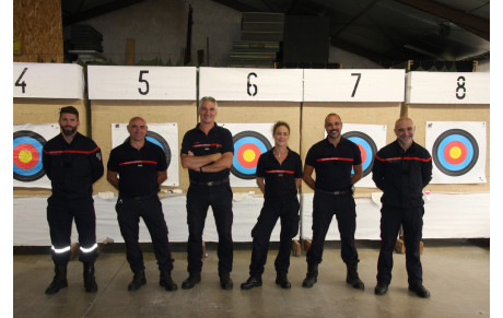Accueil des pompiers de La Teste