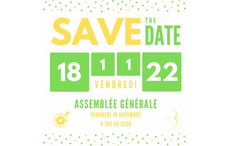 Assemblée générale le 18 novembre