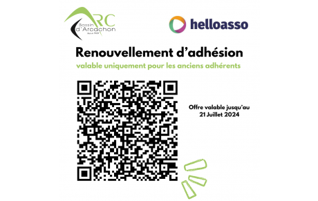 Renouvellement adhésion