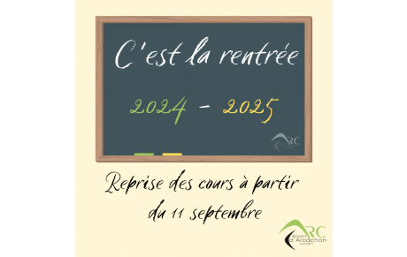Reprise des cours